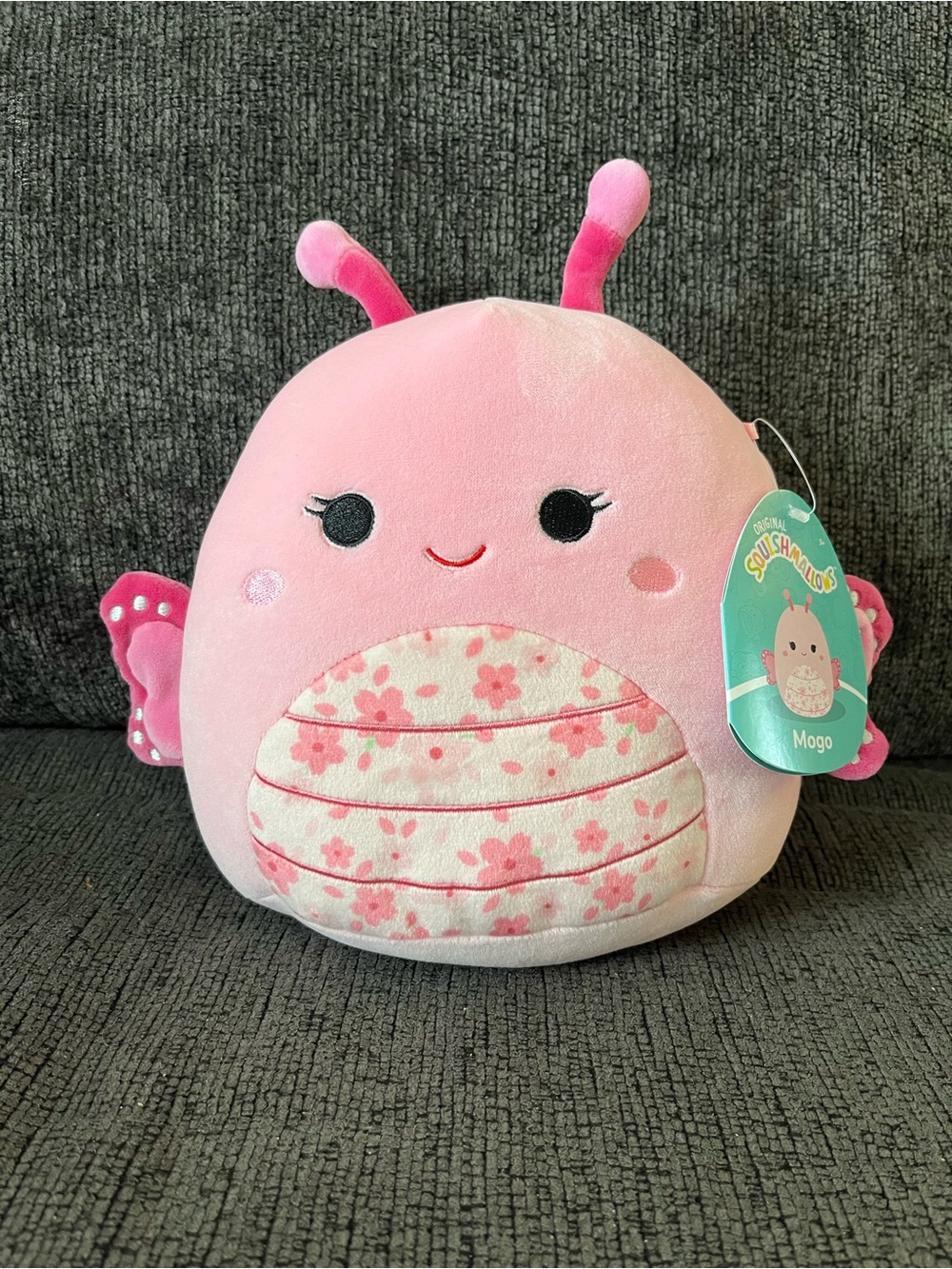 NWT Squishmallows 12" Mogo the Pink Sakura Butterfly Plush - BRAND NEW